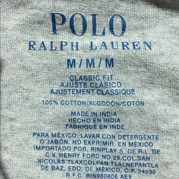 🌻POLO RALPH LAUREN Crewneck Tee Size M - Picture 5 of 5